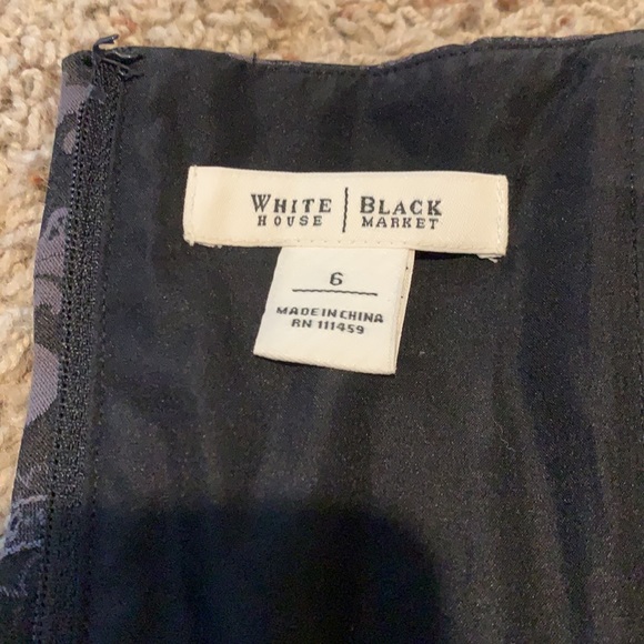 White House Black Market strapless bustier top - Picture 4 of 6